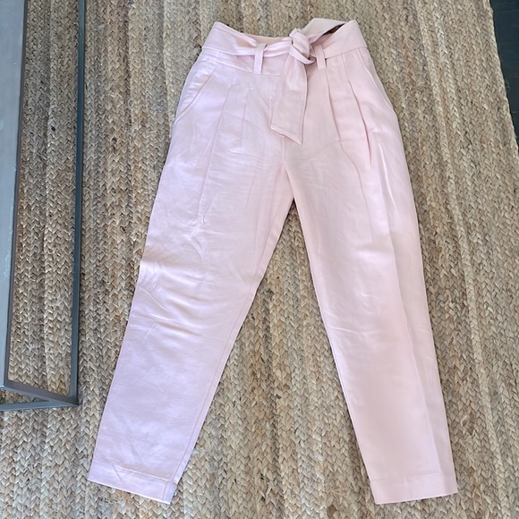 Joie Belted Jun Crop Dress Pants, Size 4 - Picture 6 of 6